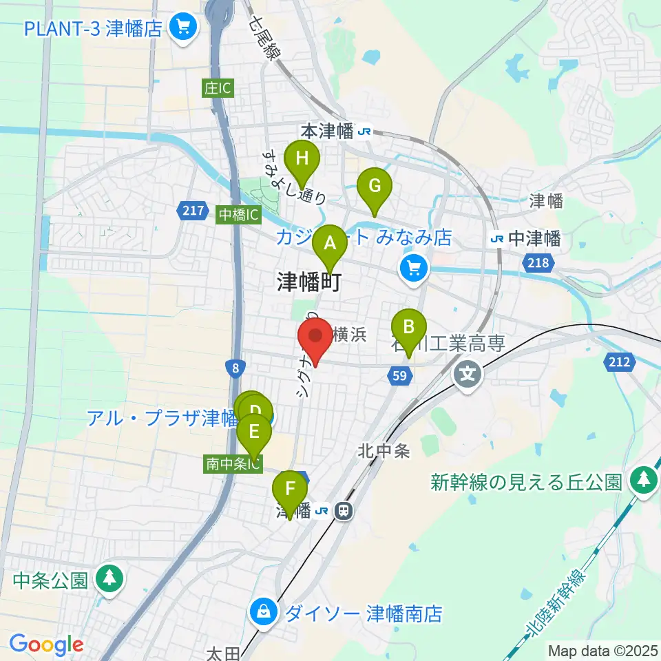 管楽器専門店ウィンズスタイル周辺のカフェ一覧地図