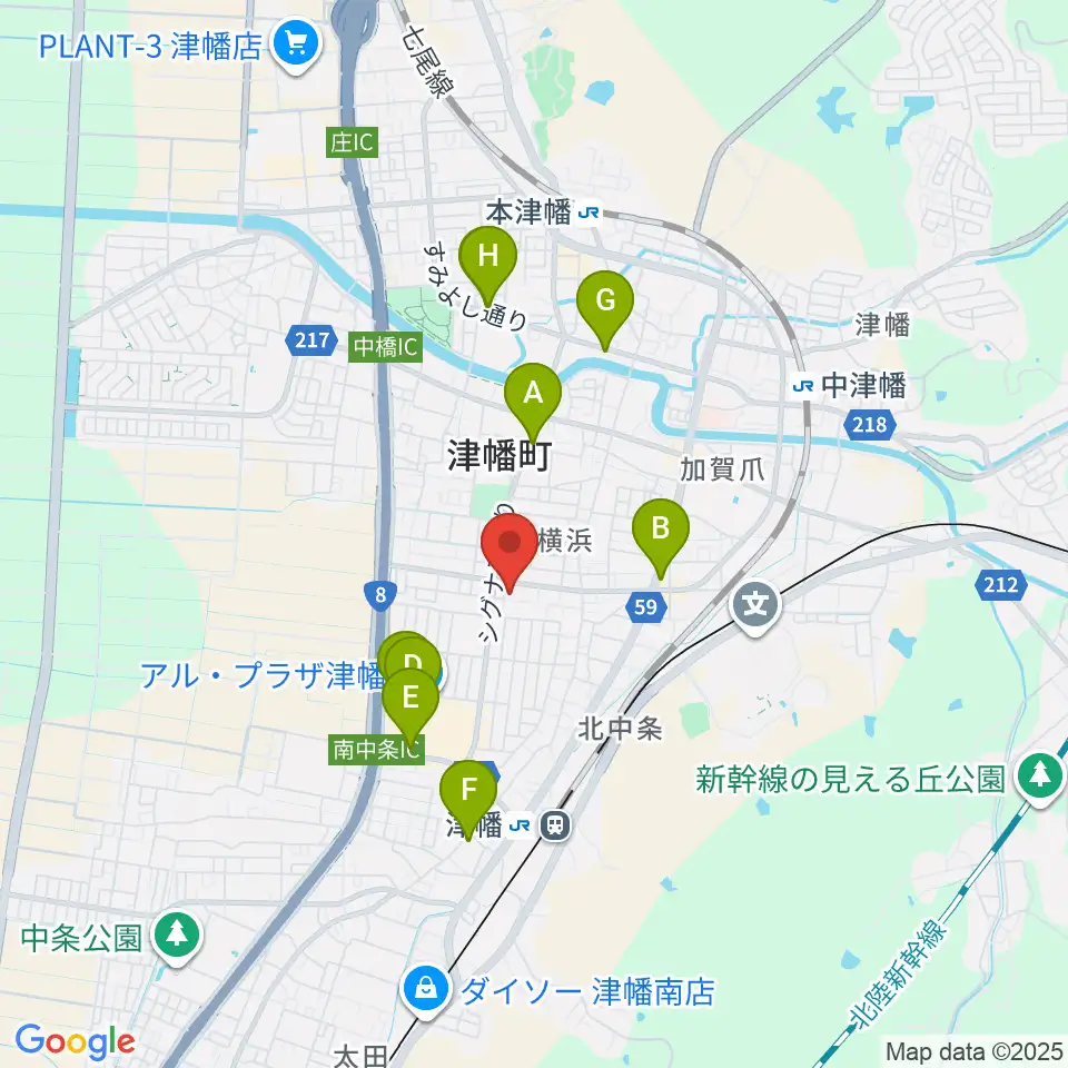 管楽器専門店ウィンズスタイル周辺のカフェ一覧地図