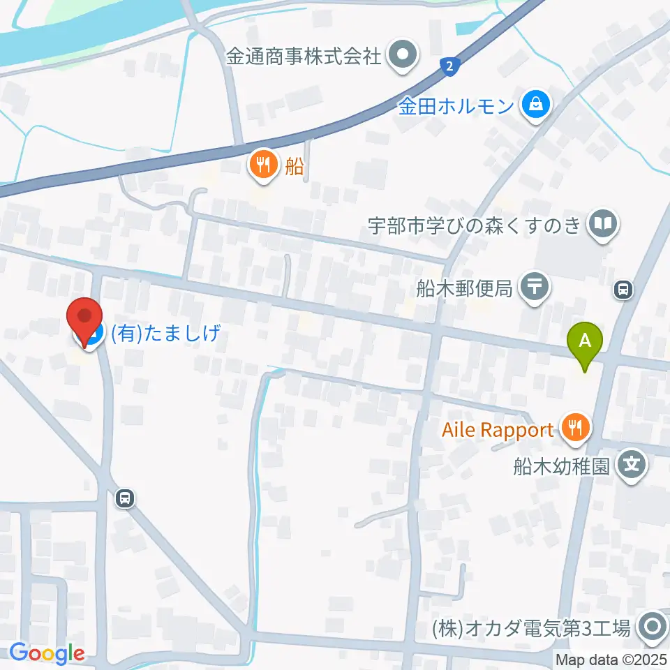たましげ琴製作所周辺のカフェ一覧地図
