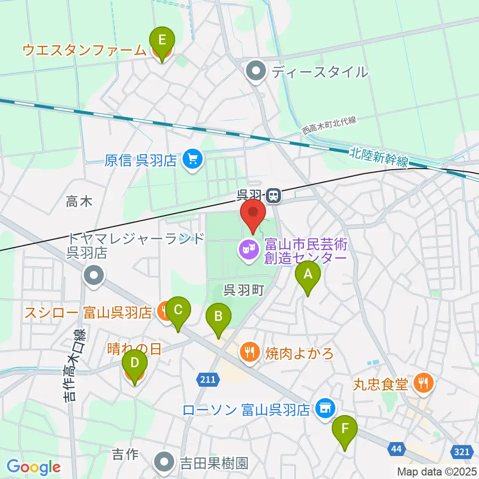 桐朋オーケストラ・アカデミー周辺のカフェ一覧地図