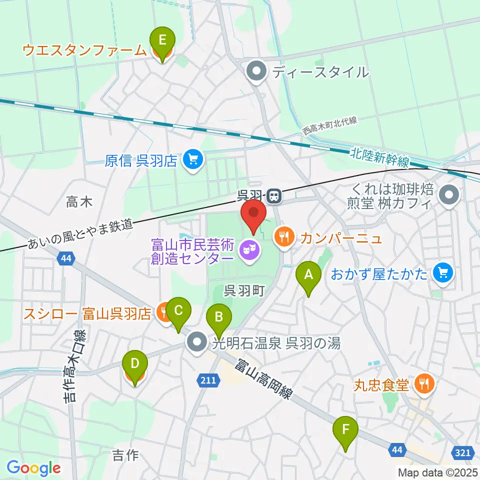 桐朋オーケストラ・アカデミー周辺のカフェ一覧地図