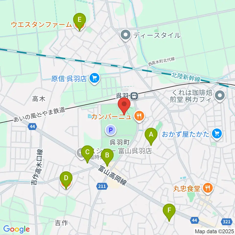 桐朋オーケストラ・アカデミー周辺のカフェ一覧地図