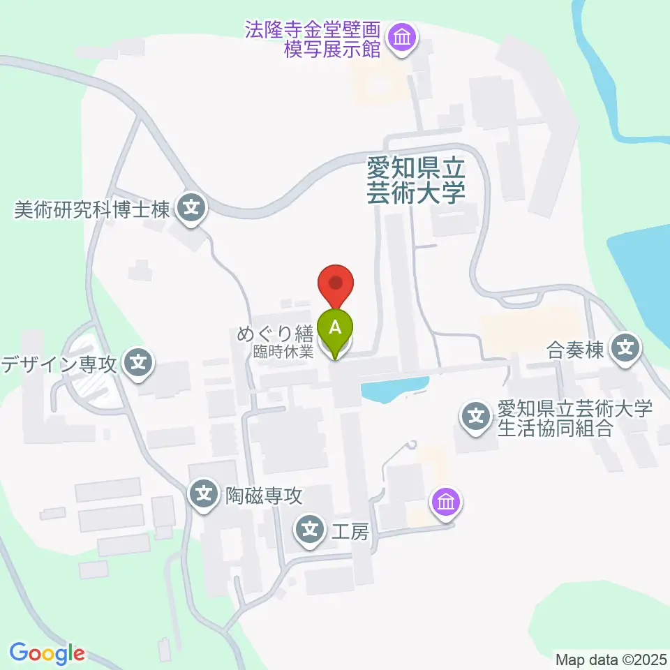 愛知県立芸術大学 音楽学部周辺のカフェ一覧地図