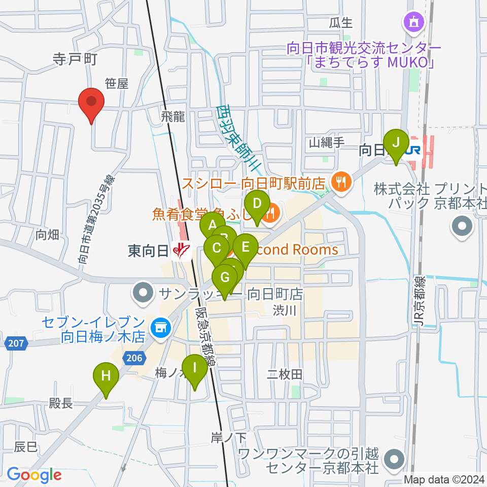 柾目ウッドメーカー周辺のカフェ一覧地図