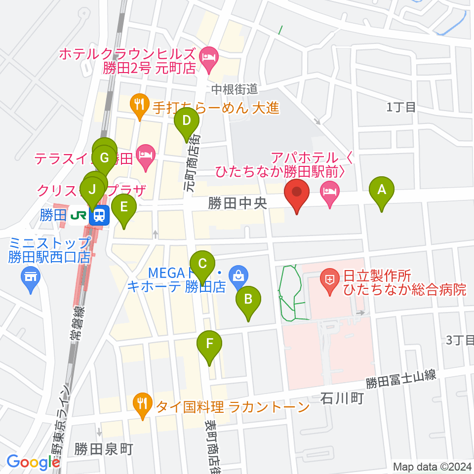 関山楽器 SEKIYAMA周辺のカフェ一覧地図