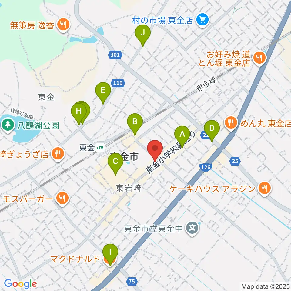 WAVE1周辺のカフェ一覧地図