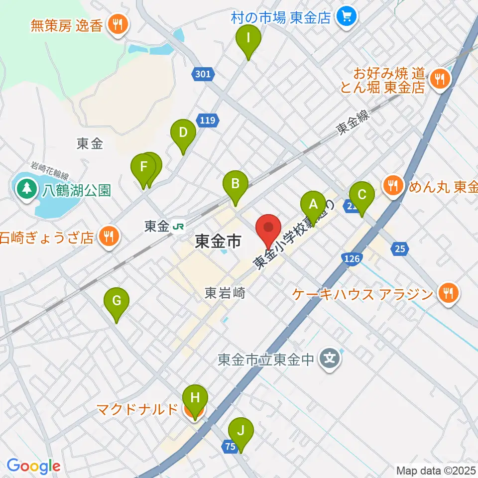 WAVE1周辺のカフェ一覧地図