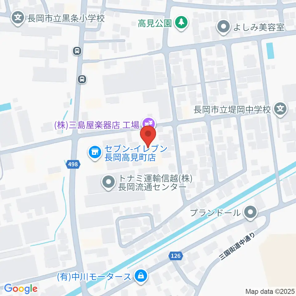 三島屋楽器店周辺のカフェ一覧地図