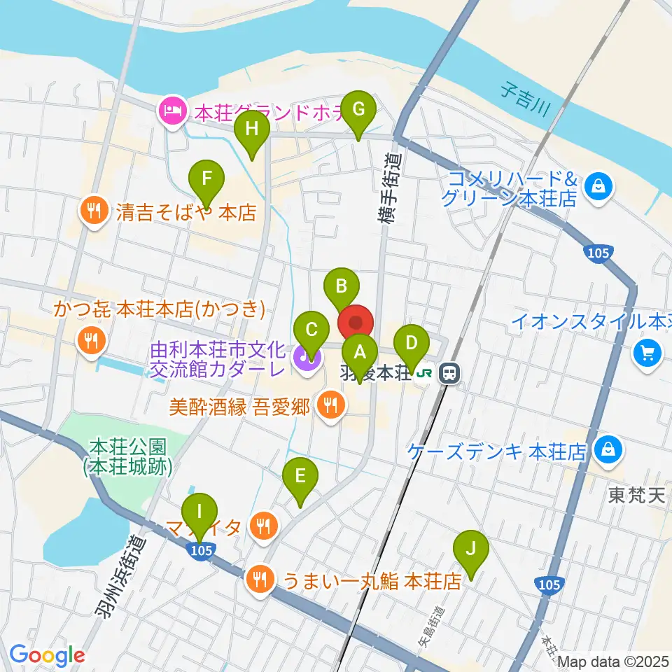 中古楽器専門店ジプシーワゴン周辺のカフェ一覧地図