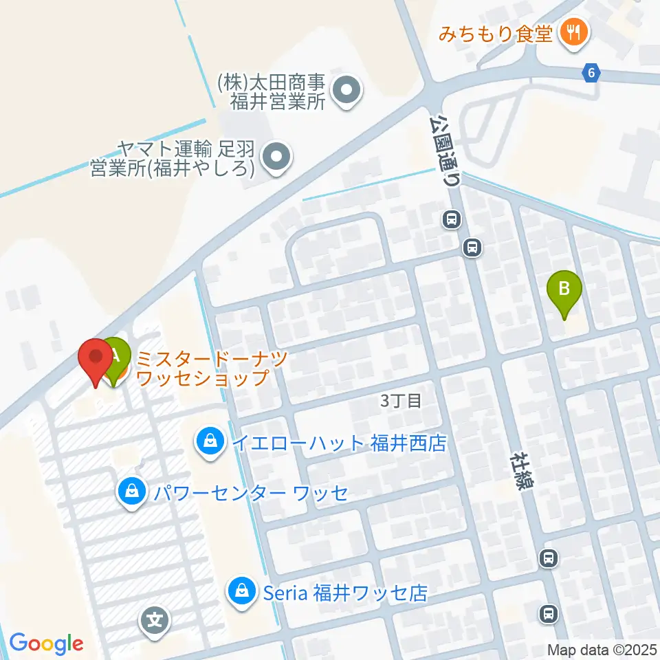 音楽工房かわばた周辺のカフェ一覧地図