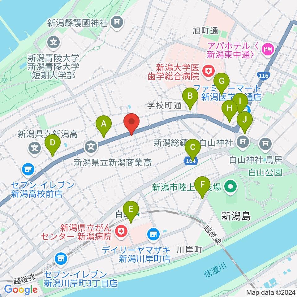 大正琴 琴源周辺のカフェ一覧地図