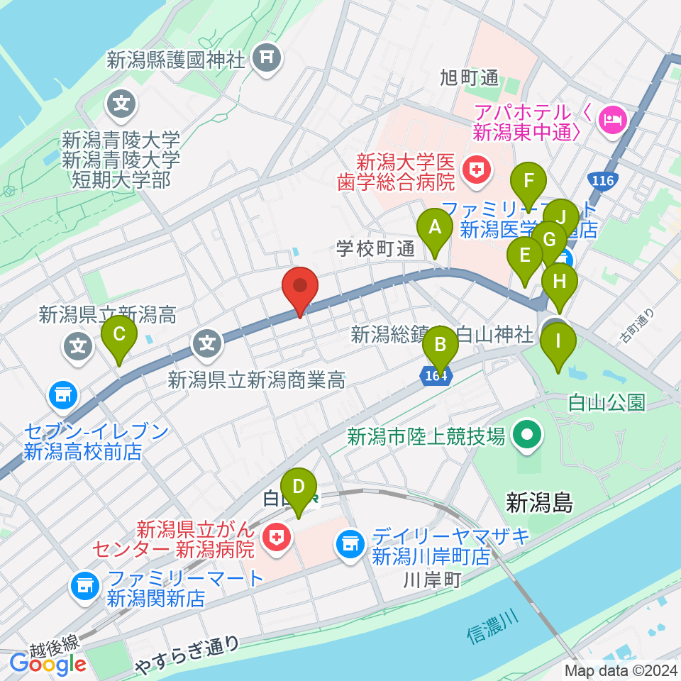 大正琴 琴源周辺のカフェ一覧地図