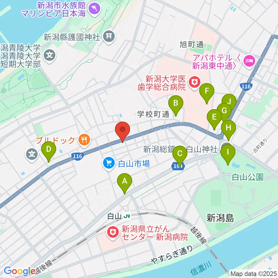 大正琴 琴源周辺のカフェ一覧地図