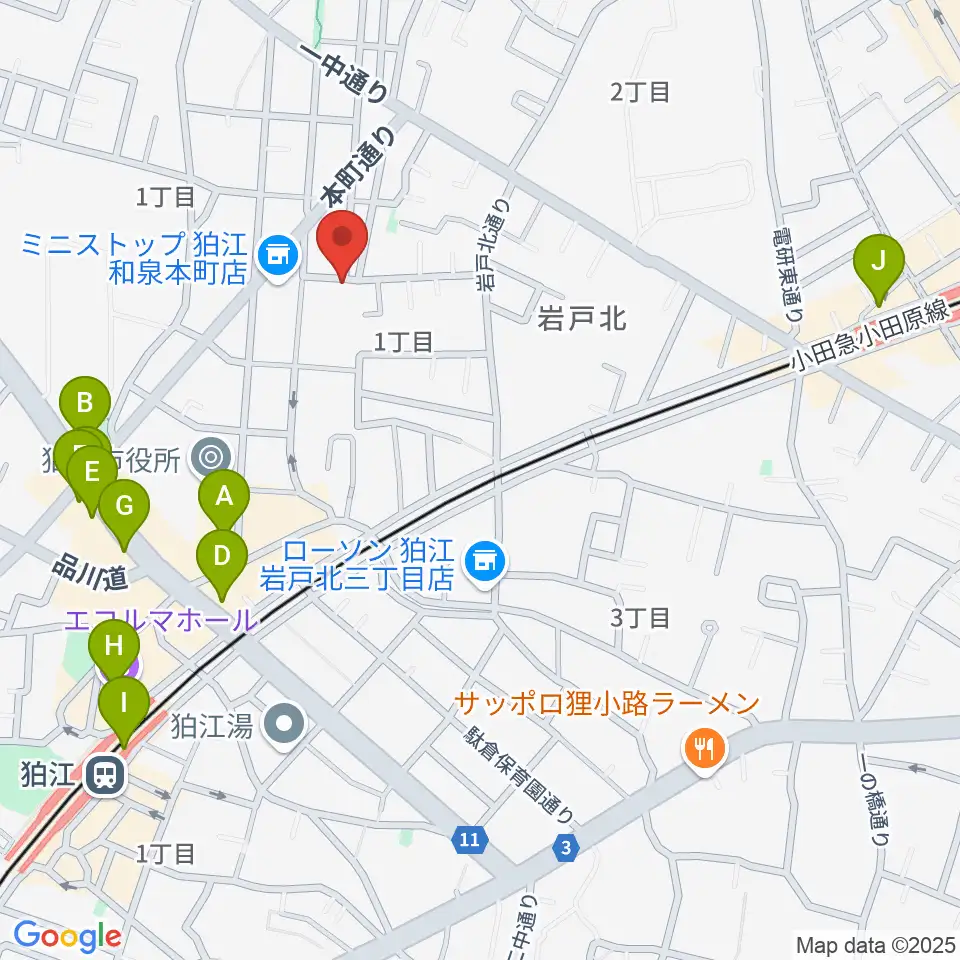 泉州尺八工房周辺のカフェ一覧地図