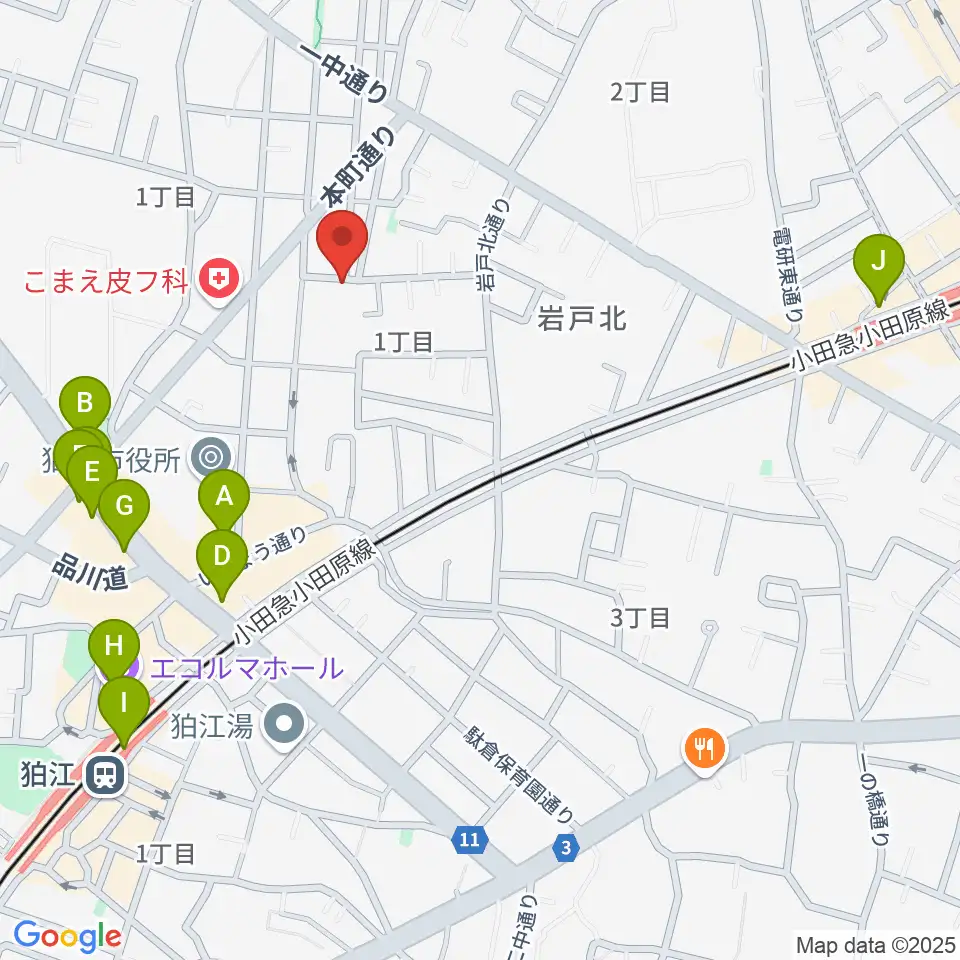 泉州尺八工房周辺のカフェ一覧地図