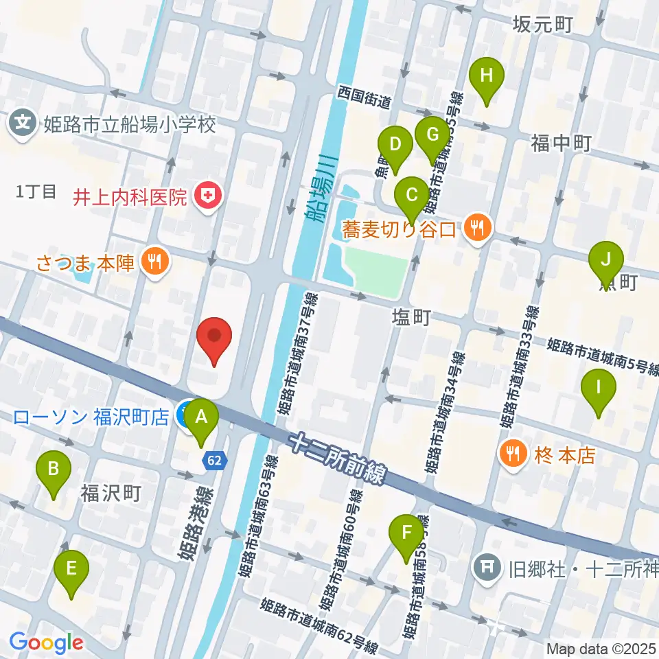 エムズサウンドギターショップ周辺のカフェ一覧地図