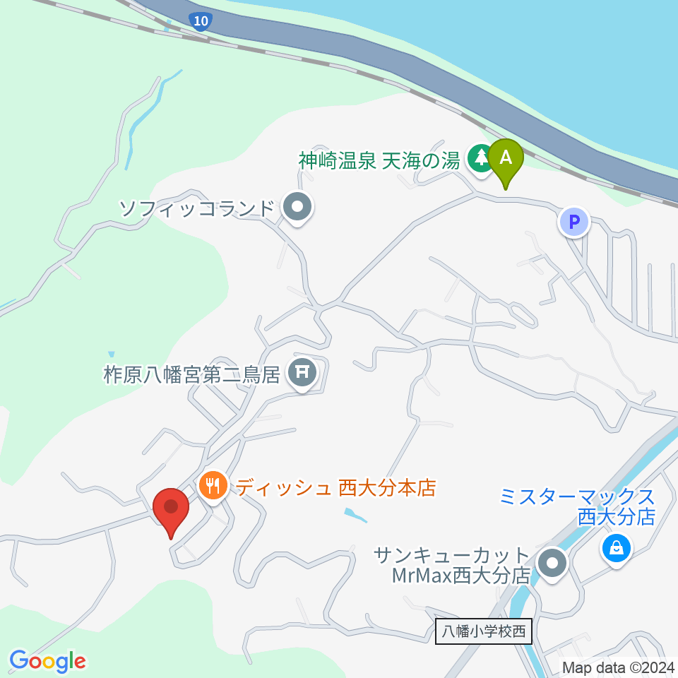 西日本弦楽器周辺のカフェ一覧地図