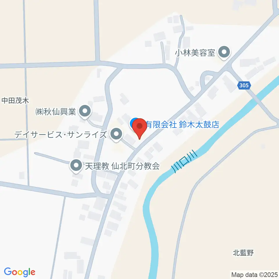 有限会社 鈴木太鼓店周辺のカフェ一覧地図