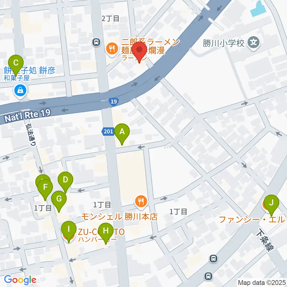 株式会社サカエ楽器周辺のカフェ一覧地図