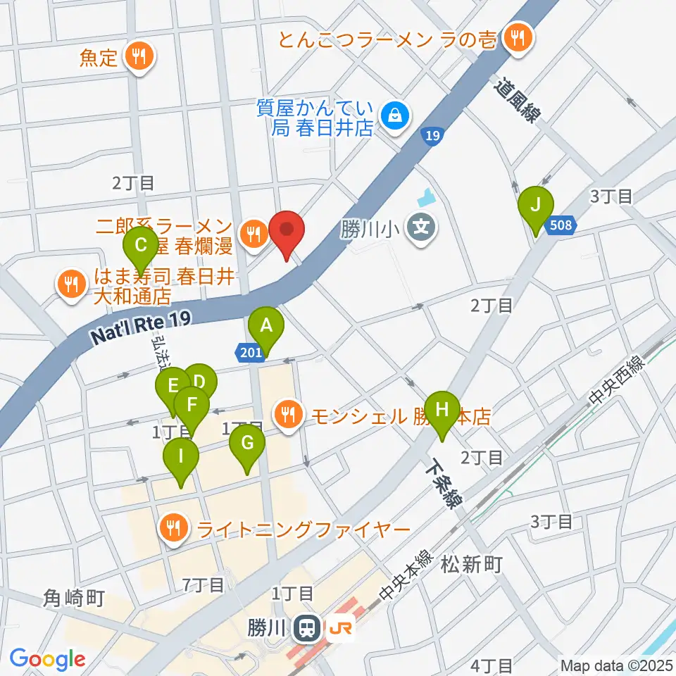 株式会社サカエ楽器周辺のカフェ一覧地図