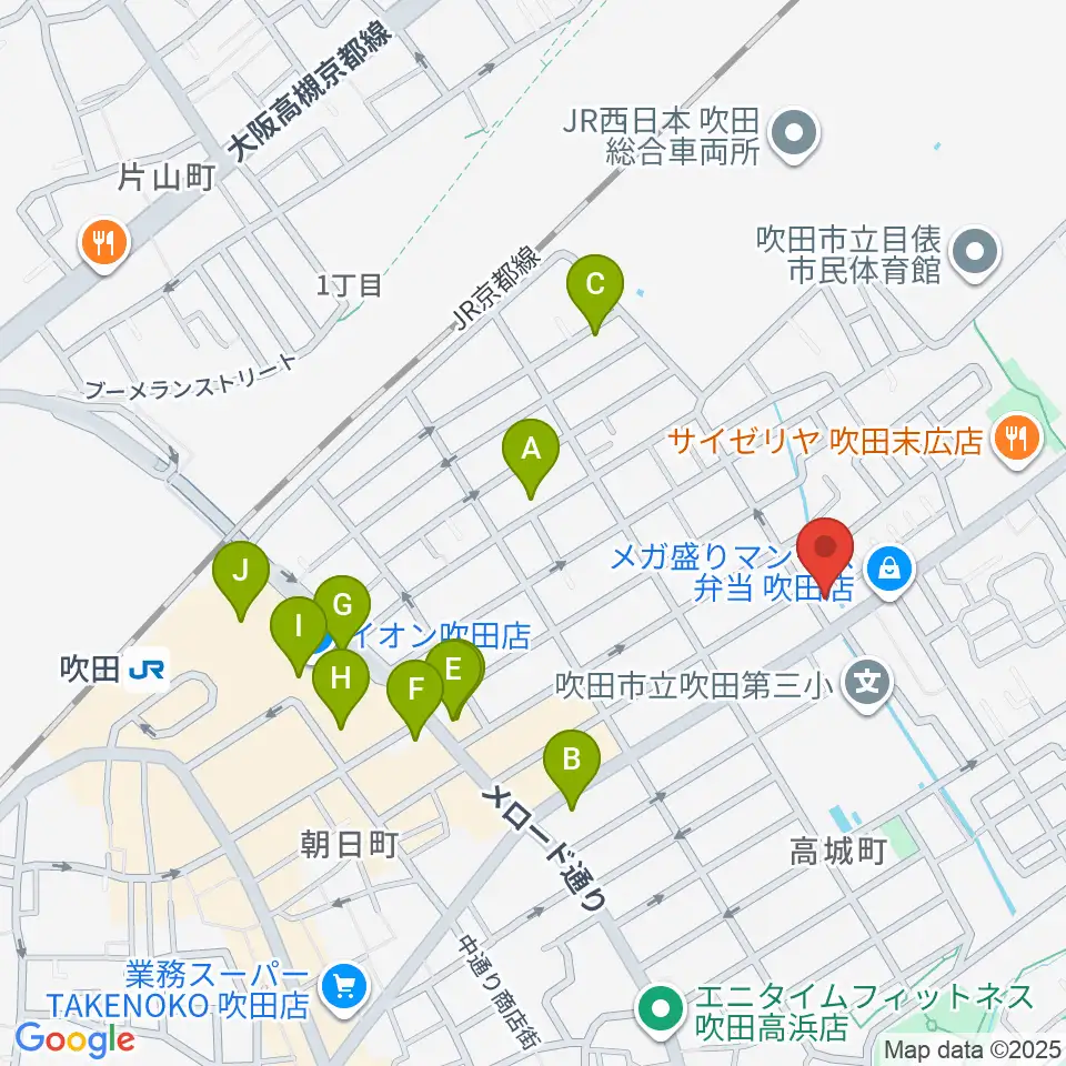 スクープクリエイションワークス周辺のカフェ一覧地図