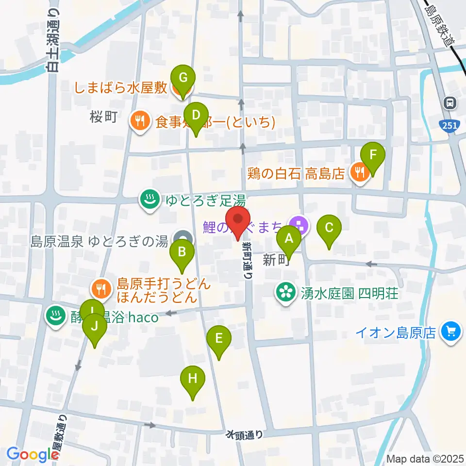 横浜屋周辺のカフェ一覧地図