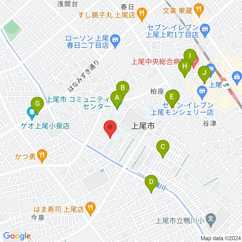 サウンドトラベル周辺のカフェ一覧地図