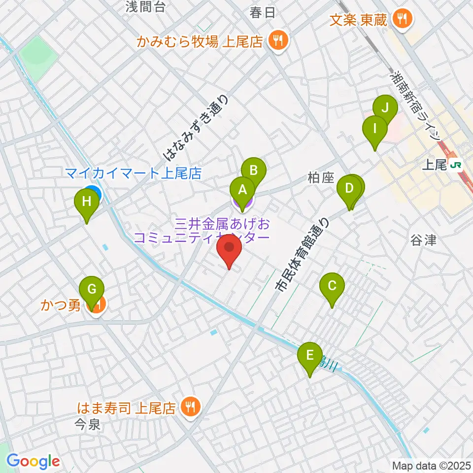 サウンドトラベル周辺のカフェ一覧地図