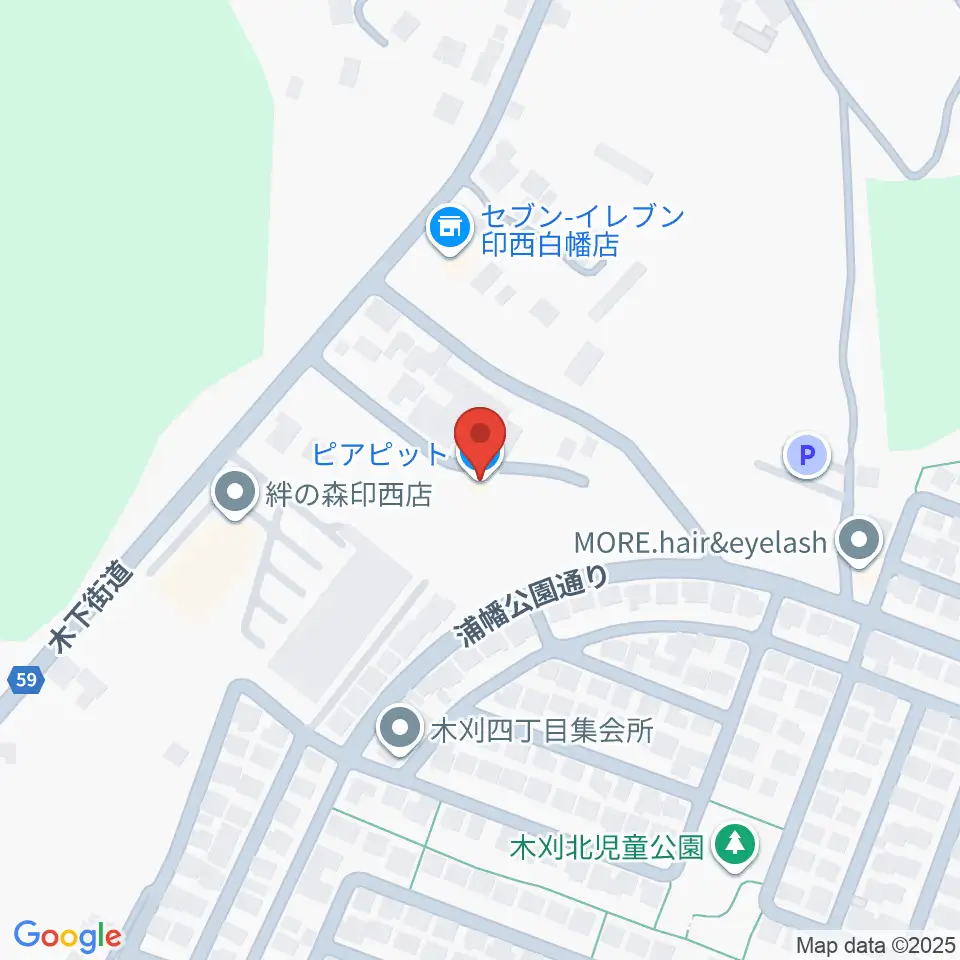 ピアピット周辺のカフェ一覧地図