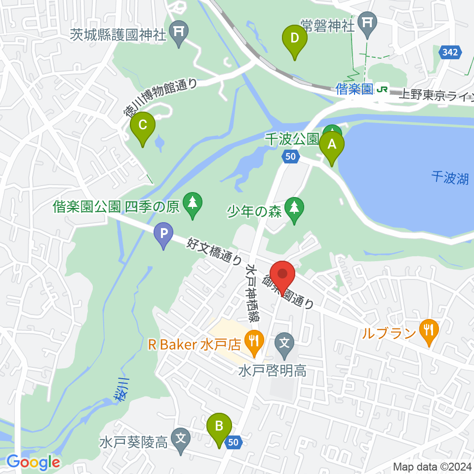 センバヤマスタジオ周辺のカフェ一覧地図