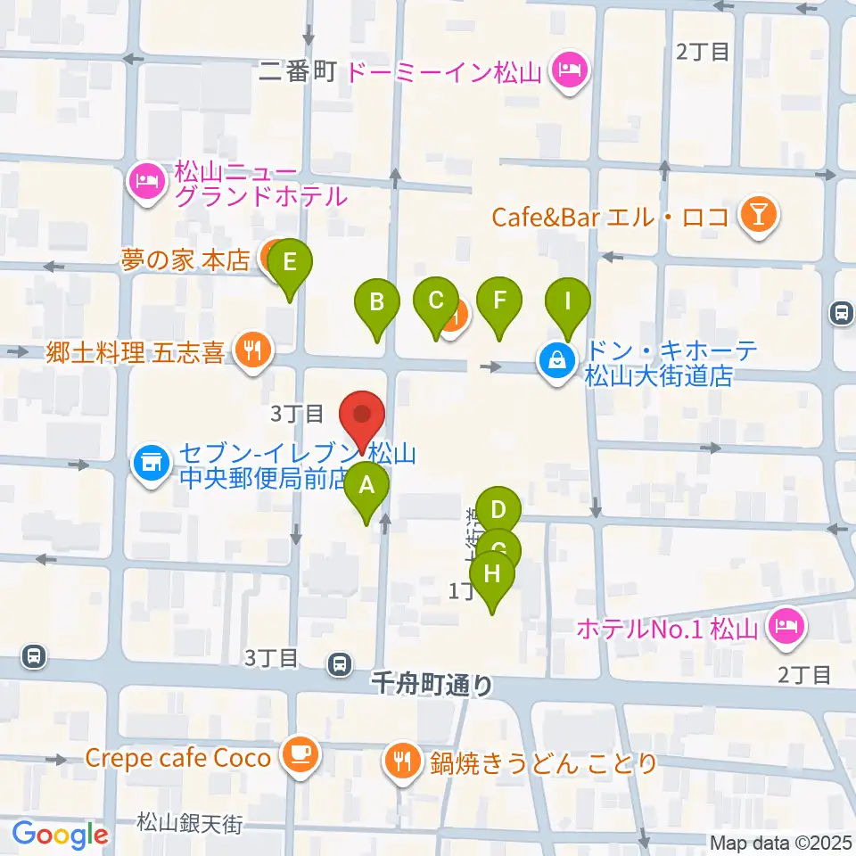 スタジオ OWL周辺のカフェ一覧地図