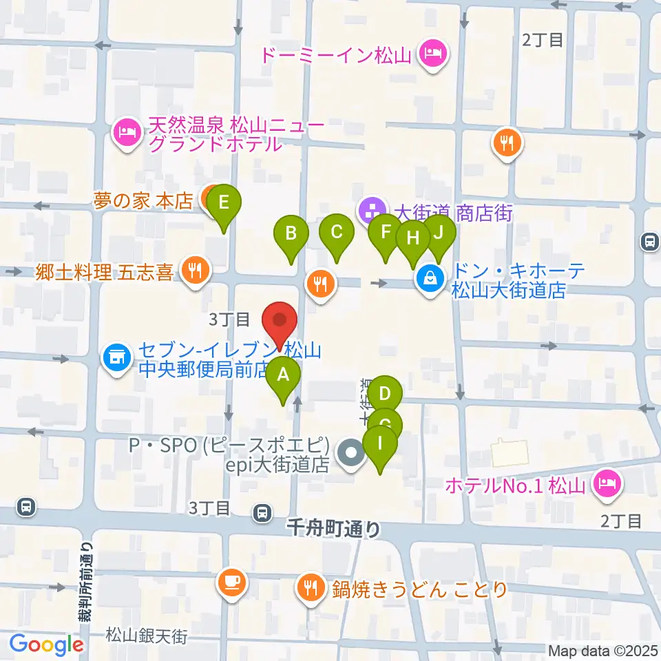 スタジオ OWL周辺のカフェ一覧地図