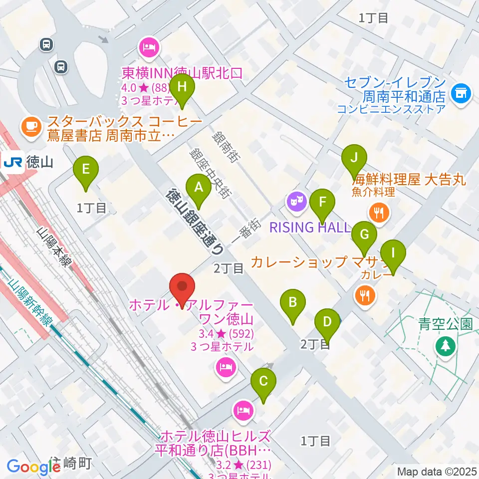 株式会社シンフォニー周辺のカフェ一覧地図