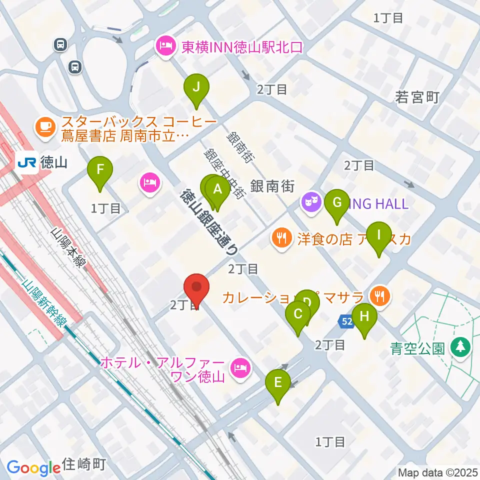 株式会社シンフォニー周辺のカフェ一覧地図