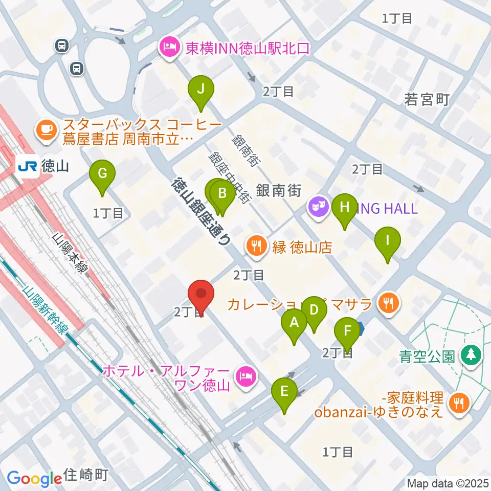 株式会社シンフォニー周辺のカフェ一覧地図