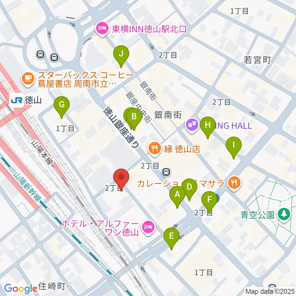 株式会社シンフォニー周辺のカフェ一覧地図