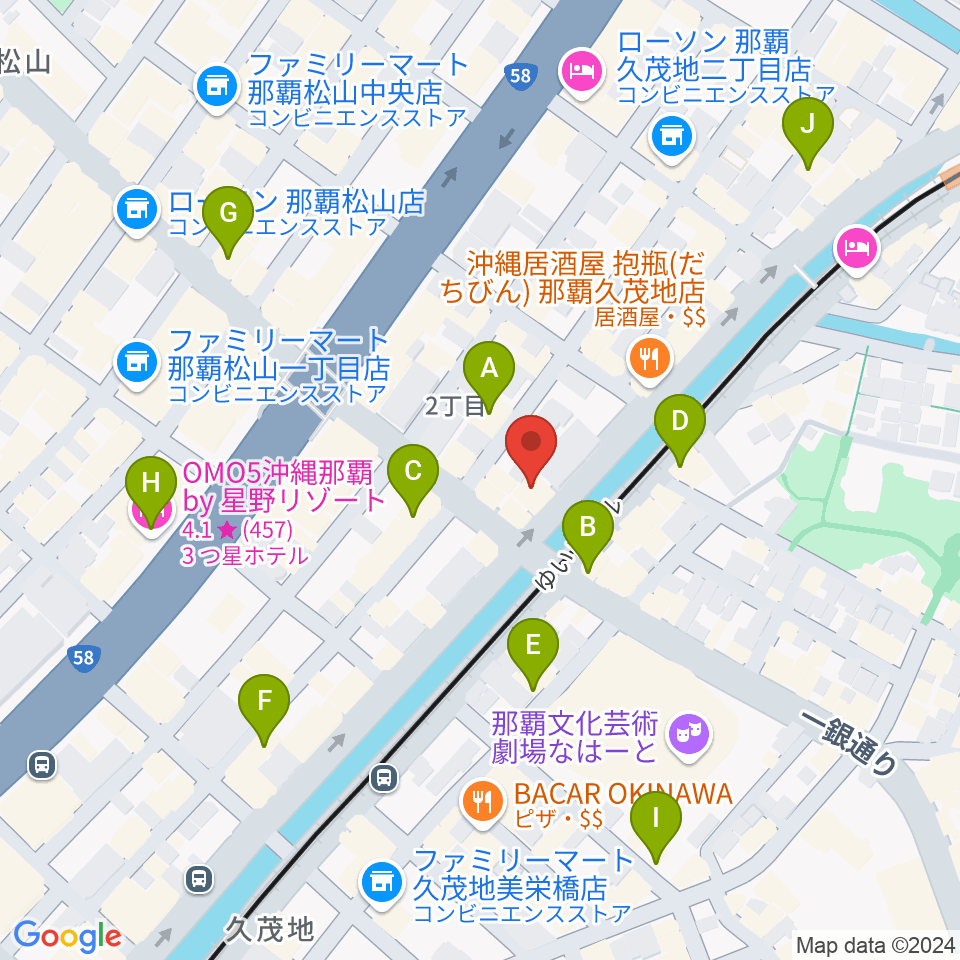 電波堂劇場周辺のカフェ一覧地図