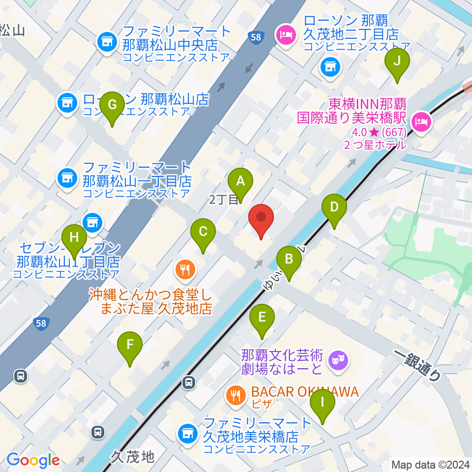 電波堂劇場周辺のカフェ一覧地図