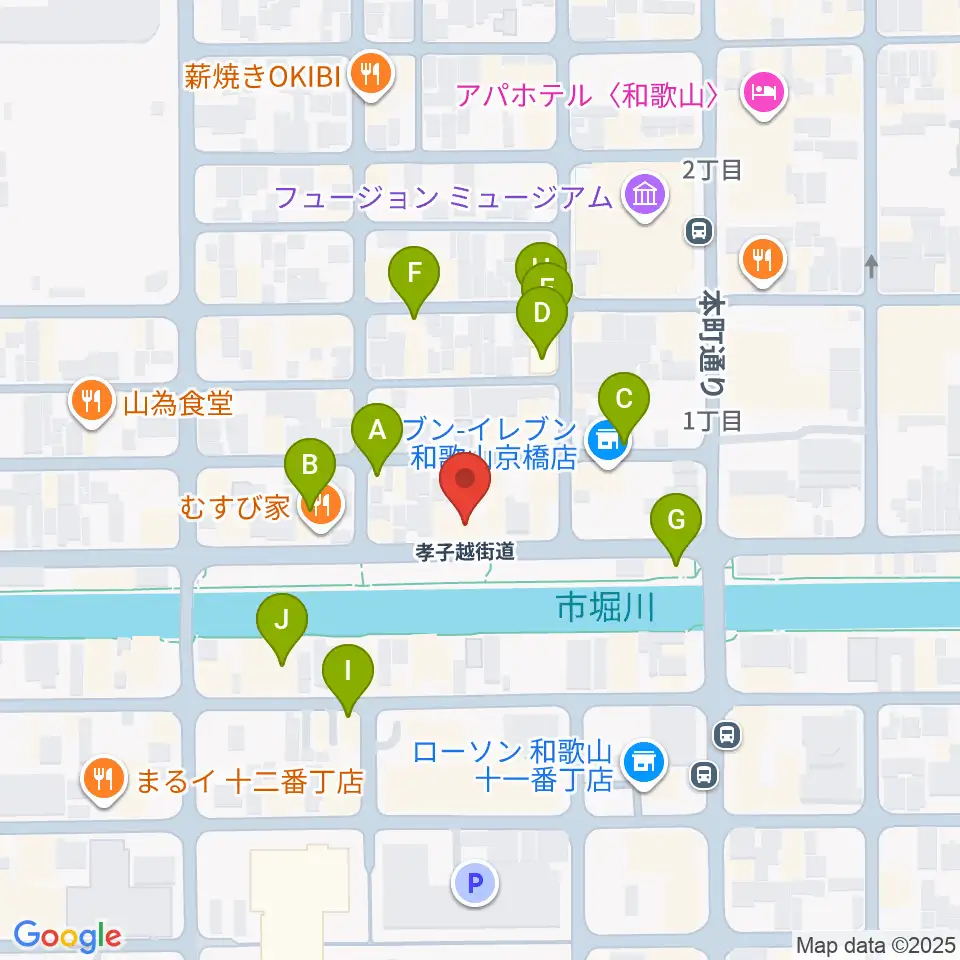スタジオツインスターズ周辺のカフェ一覧地図