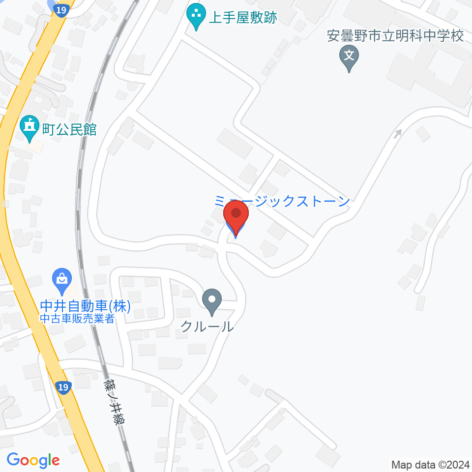 ミュージックストーン周辺のカフェ一覧地図