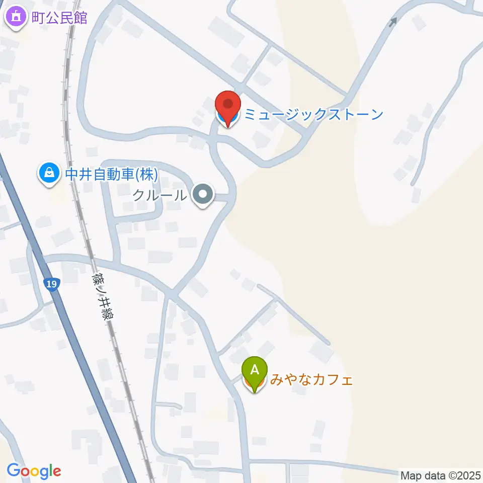 ミュージックストーン周辺のカフェ一覧地図