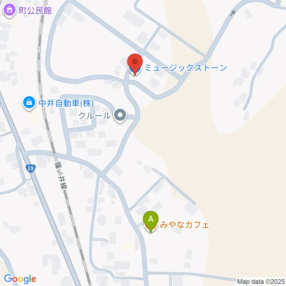 ミュージックストーン周辺のカフェ一覧地図