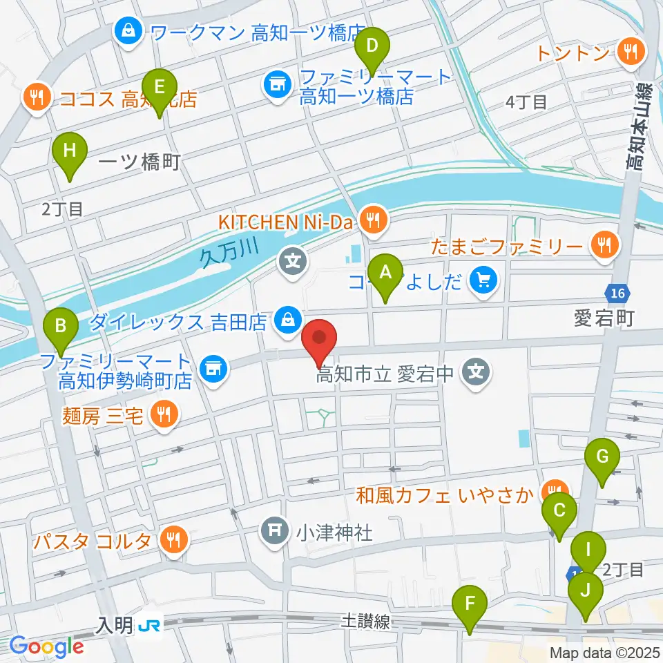 キャラバンサライ スタジオ周辺のカフェ一覧地図