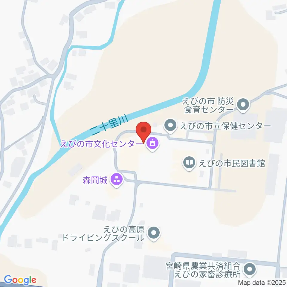 えびの市立文化センター周辺のカフェ一覧地図