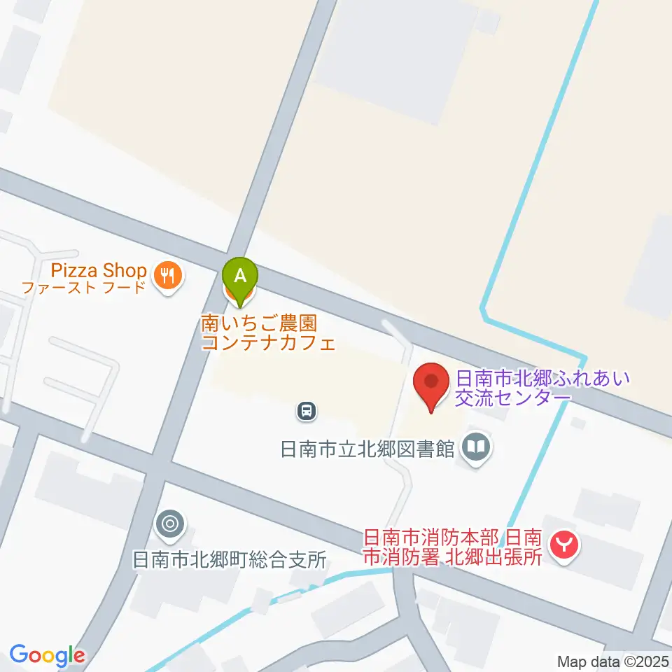 日南市北郷ふれあい交流センター周辺のカフェ一覧地図