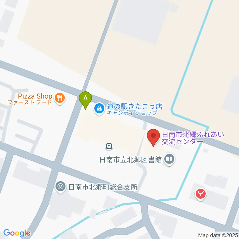 日南市北郷ふれあい交流センター周辺のカフェ一覧地図