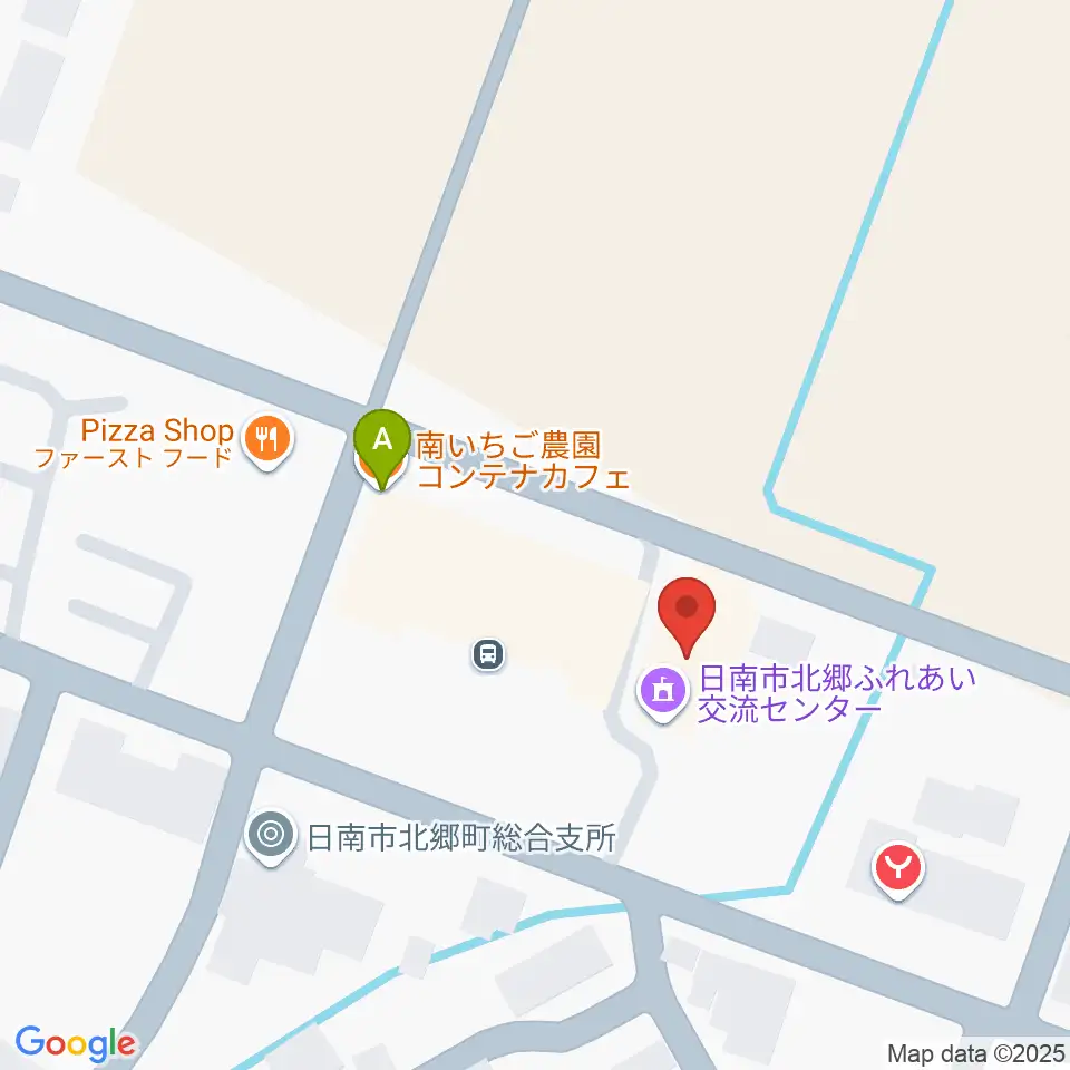 日南市北郷ふれあい交流センター周辺のカフェ一覧地図