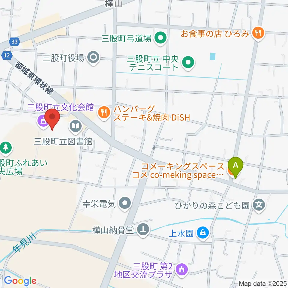 三股町立文化会館周辺のカフェ一覧地図