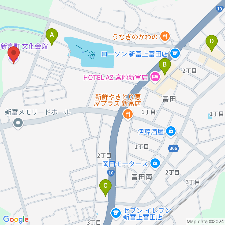 新富町文化会館周辺のカフェ一覧地図