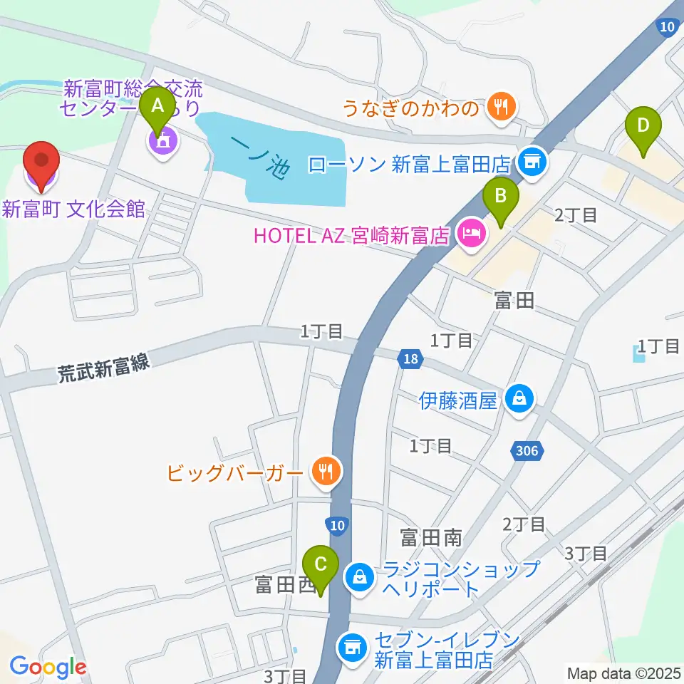 新富町文化会館周辺のカフェ一覧地図